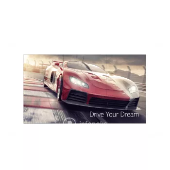   LG 55" 500 nites FHD vékony káva videofal 0.9 mm kávával 1.8mm BTB