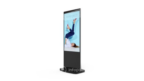 Allsee Szabadonálló digitális poszter 50" FEKETE (black) IPS 24/7 UHD