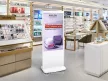 Allsee Szabadonálló digitális poszter 50" FEHÉR (white) IPS 24/7 UHD