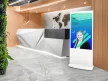 Allsee Szabadonálló digitális poszter 50" FEHÉR (white) IPS 24/7 UHD