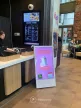 Allsee 43" Fehér Akkumulátoros kültéri digitális A-tábla 43"
