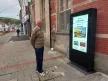 Allsee Kültéri szabadonálló PCAP érintő képernyő touch digitális poszter 49" Totem