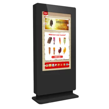   Allsee Kültéri szabadonálló PCAP érintő képernyő touch digitális poszter 65" Totem
