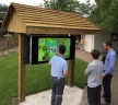 Allsee Kültéri Fali érintő képernyő touch kijelző 65" 24/7
